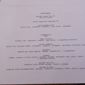 AOC - Drinks menu - Cocktail Bars Near Me - Los Angeles, California AOC - Drinks menu - Cocktail Bars Near Me - Los Angeles, California