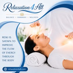 Relaxation4All - Experience the calming benefits of Reiki healing at Relaxation4All. Reiki is designed to help restore balance and encourage relaxation.