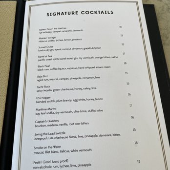 The Shore Room - Cocktails menu - Lounges Near Me - Oceanside, California The Shore Room - Cocktails menu - Lounges Near Me - Oceanside, California