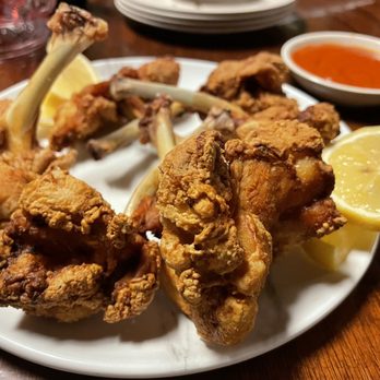 Inakaya Watanabe - Chicken wings, make sure to ask for the hot chili paste! - Japanese Near Me - Columbia, South Carolina