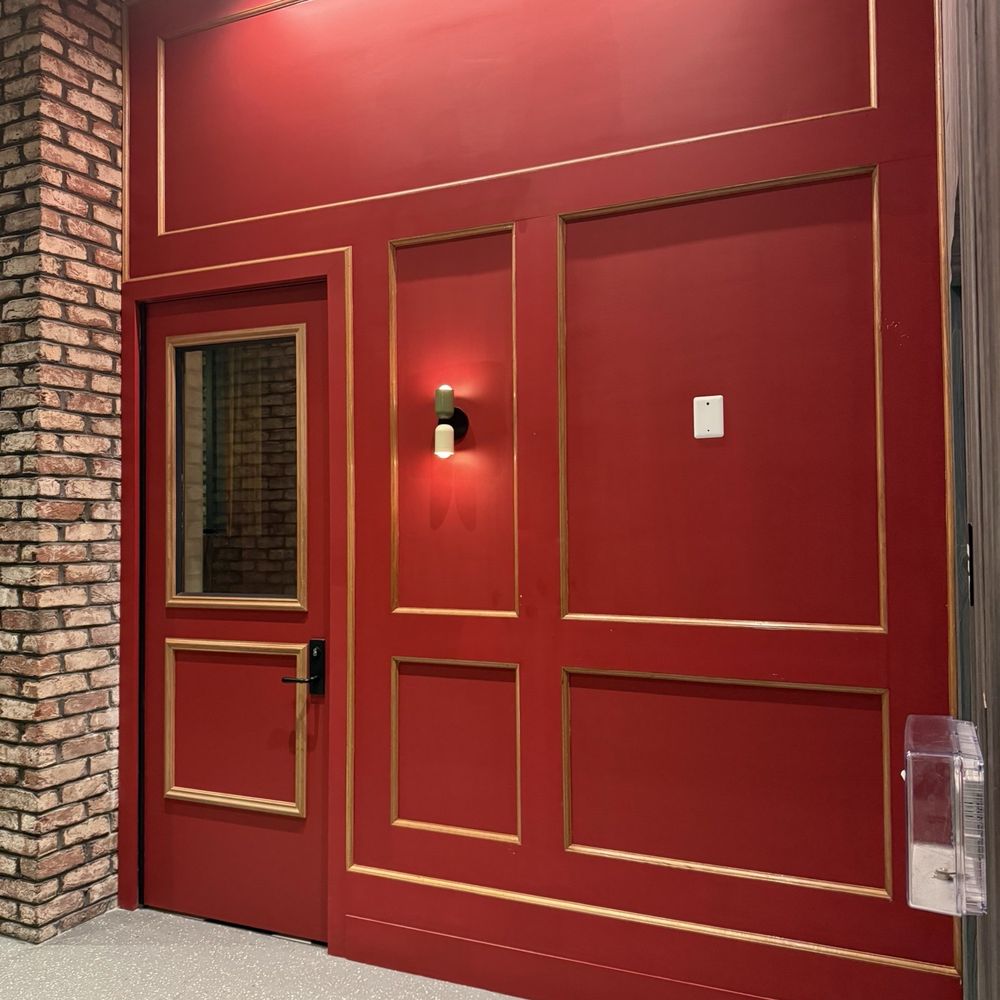 Acqua Bistecca - Entrance - all it needs is a hand painted sign with the restaurant's name (& paint the electrical socket red). - Italian Near Me - Washington, DC, District of Columbia Acqua Bistecca - Entrance - all it needs is a hand painted sign with the restaurant's name (& paint the electrical socket red). - Italian Near Me - Washington, DC, District of Columbia