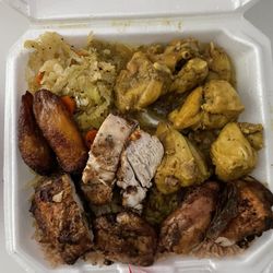 Jamaican Grille - Curry and Jerk Chicken Sampler