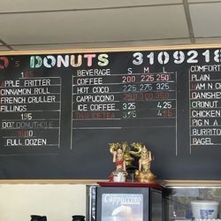 Niko’s Donuts - Menu
