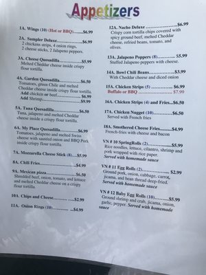 Menu photo 7 My Place Sierra Vista, AZ Menu photo 7 My Place Sierra Vista, AZ