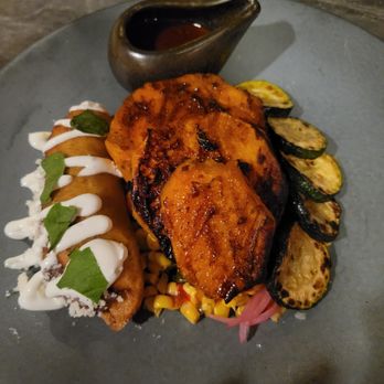 Nomade - Vegetarian camote asado plate - Mexican Near Me - Austin, Texas
