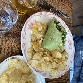 Crushed by Giants - Wrap and chips - Brewpubs Near Me - Chicago, Illinois