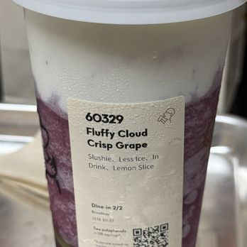Heytea - Fluffy Cloud Crisp Grape - Bubble Tea Near Me - New York, New York Heytea - Fluffy Cloud Crisp Grape - Bubble Tea Near Me - New York, New York