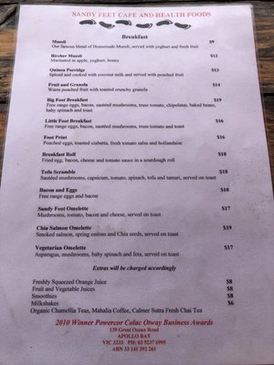 Sandy Feet Cafe & Health Foods by null