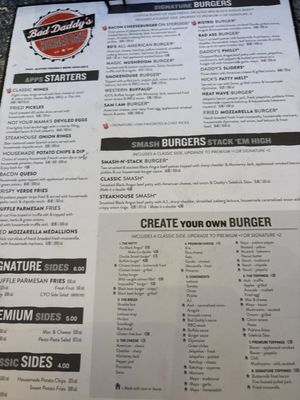 Menu photo 1 Bad Daddys Burger Bar Chamblee, GA