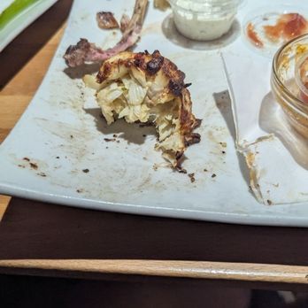 Maria's Reisterstown - This was the rest of my crab cake, probably about half of it and the lamb chop bones! - Cocktail Bars Near Me - Reisterstown, Maryland Maria's Reisterstown - This was the rest of my crab cake, probably about half of it and the lamb chop bones! - Cocktail Bars Near Me - Reisterstown, Maryland