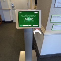 Quest Diagnostics - This is the kiosk used to sign yourself in.