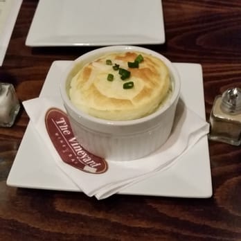 The Vineyard - Gruyere souffle, served on their special French night - Wine Bars Near Me - Havre de Grace, Maryland The Vineyard - Gruyere souffle, served on their special French night - Wine Bars Near Me - Havre de Grace, Maryland