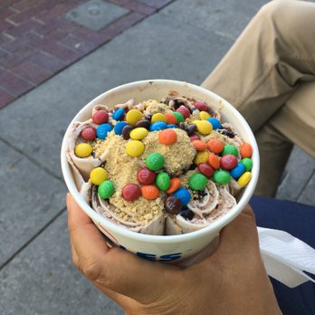 ICICLES - Ferrari with mini M&Ms and graham cracker crumbs - Ice Cream & Frozen Yogurt Near Me - San Mateo, California ICICLES - Ferrari with mini M&Ms and graham cracker crumbs - Ice Cream & Frozen Yogurt Near Me - San Mateo, California