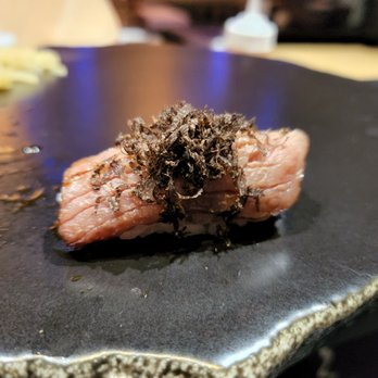 Tsuki Restaurant - Torched A5 with Black Truffle shavings - Sushi Bars Near Me - Greenwich, Connecticut Tsuki Restaurant - Torched A5 with Black Truffle shavings - Sushi Bars Near Me - Greenwich, Connecticut