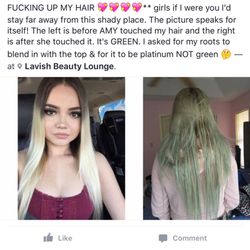 Lavish Beauty Lounge - Before and after