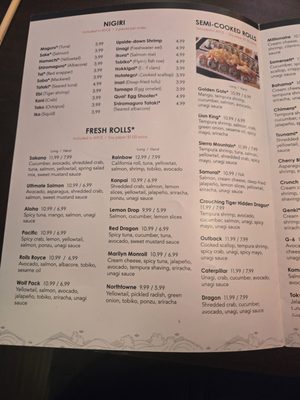 Menu photo 3 Sakana Sushi Reno, NV Menu photo 3 Sakana Sushi Reno, NV