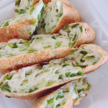 Ahgoo's Kitchen - green onion sesame pie/cake - Chinese Near Me - Temple City, California Ahgoo's Kitchen - green onion sesame pie/cake - Chinese Near Me - Temple City, California