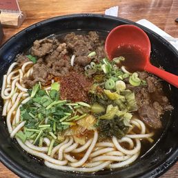 Spicy Beef rice noodles