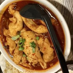 Boiled Fish Fillet with Special Hot Chili Mala Sauce Boiled Fish Fillet with Special Hot Chili Mala Sauce