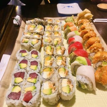 Sushiya - 54. U.S.A. Roll 63. Tuna & Avocado Roll 36. Salmon Katsu Roll 46. Rainbow Roll - Sushi Bars Near Me - Orange Park, Florida