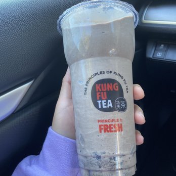 Kung Fu Tea - Oreo slush with extra oreos - Bubble Tea Near Me - San Jose, California Kung Fu Tea - Oreo slush with extra oreos - Bubble Tea Near Me - San Jose, California