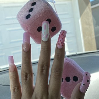 Lux nails & skincare - Pink Halloween nails - Nail Salons Near Me - Westminster, California Lux nails & skincare - Pink Halloween nails - Nail Salons Near Me - Westminster, California