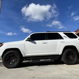Tinted front windows. Matched the factory tint. Tinted front windows. Matched the factory tint.