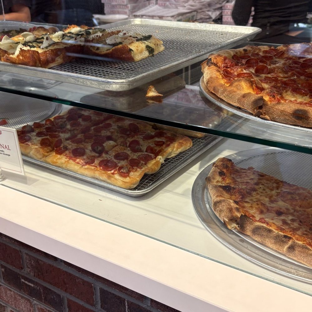 Pizzas by the slice