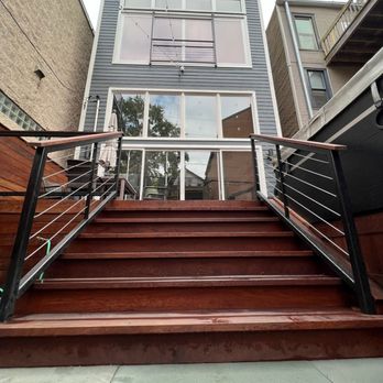 Quality Work Construction Corp - a staircase leading to a building - General Contractors Near Me - Chicago, Illinois