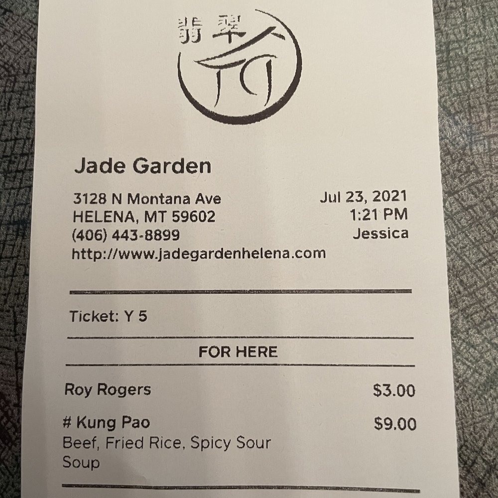 Jade Garden - Lunch was very inexpensive! - Chinese Near Me - Helena, Montana