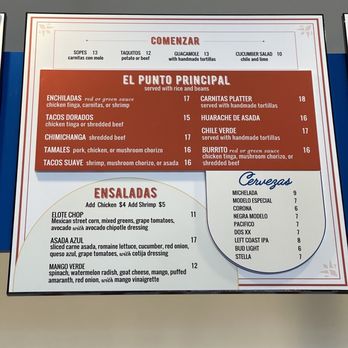 Chuponcito - Appetizers Lunch Menu - Mexican Near Me - Aliso Viejo, California