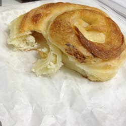 Yiannis Bakery - One of Yianni's Bakery's best morning treats. Cheese "pastry" filled with fresh feta.