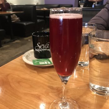 Seva Restaurant - Pomegranate Mimosa - Vegetarian Near Me - Ann Arbor, Michigan Seva Restaurant - Pomegranate Mimosa - Vegetarian Near Me - Ann Arbor, Michigan