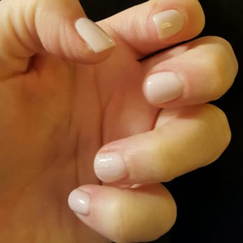 Bella Nails - Gel manicure... very natural looking color nothing crazy today.. just a bit of sparkle on the ring finger.. - Nail Salons Near Me - Phoenix, Arizona