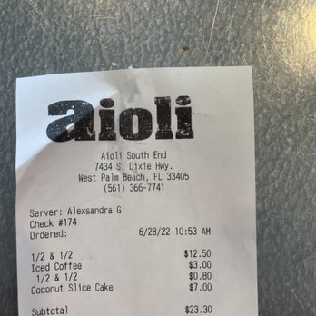 Aioli - Cafes Near Me - West Palm Beach, Florida Aioli - Cafes Near Me - West Palm Beach, Florida