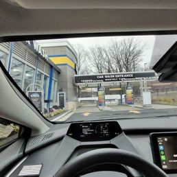 The entrance