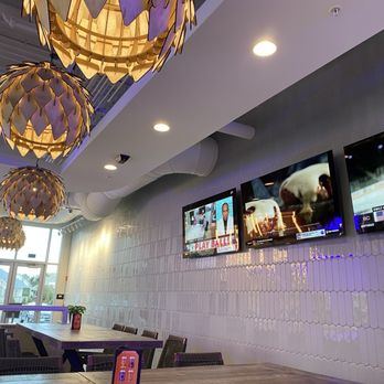 New Realm Brewing - Inside at dining area - Breweries Near Me - Suffolk, Virginia