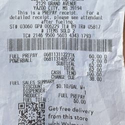 Walmart Supercenter - Receipt