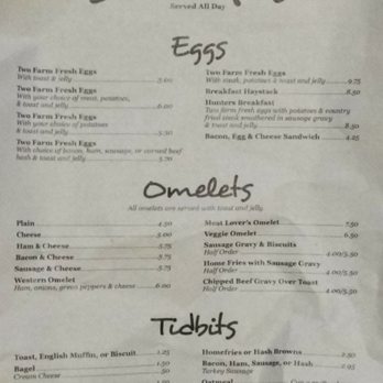 Cinda's Restaurant - breakfast menu - American Near Me - Middlefield, Ohio