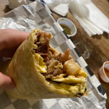 Taco Saas  - Brisket breakfast burrito - Caterers Near Me