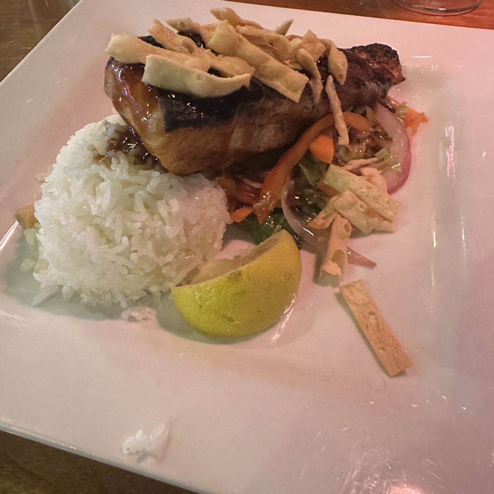 Geddy's - Gulf of Maine Salmon Teriyaki - Seafood Near Me - Bar Harbor, Maine