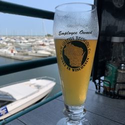 Reefpoint Brew House - Spotted Cow on the water.