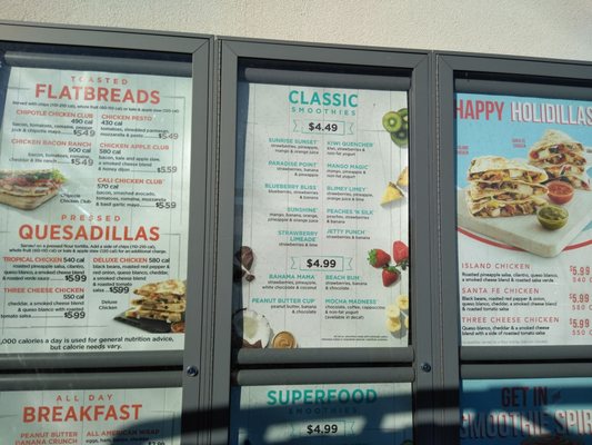 Menu photo 1 Tropical Smoothie Cafe Midwest City, OK Menu photo 1 Tropical Smoothie Cafe Midwest City, OK