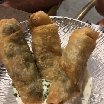 Zeugma Mediterranean Grill - Spinach/goat cheese pie rolls with tahini. MUST ORDER!!!! - Mediterranean Near Me - Montclair, New Jersey Zeugma Mediterranean Grill - Spinach/goat cheese pie rolls with tahini. MUST ORDER!!!! - Mediterranean Near Me - Montclair, New Jersey