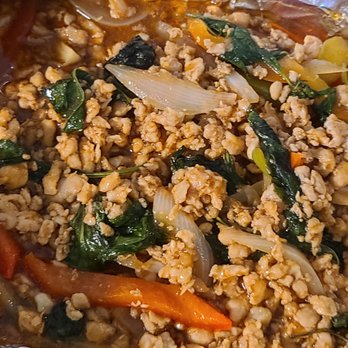 The Basil Restaurant - Gai Pad. Very nice. - Thai Near Me - Carson City, Nevada