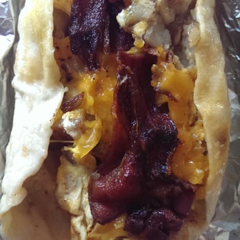 Taco Xpress - Bacon, Egg , Potato and cheese. Unfiltered - Breakfast & Brunch Near Me - Austin, Texas
