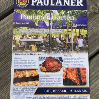 Paulaner Biergarten Himmel und Erde - Beer Garden Near Me - Langen, HE Paulaner Biergarten Himmel und Erde - Beer Garden Near Me - Langen, HE