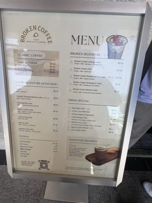 Menu photo 1 Broken Coffee - Spring Mountain Las Vegas, NV Menu photo 1 Broken Coffee - Spring Mountain Las Vegas, NV