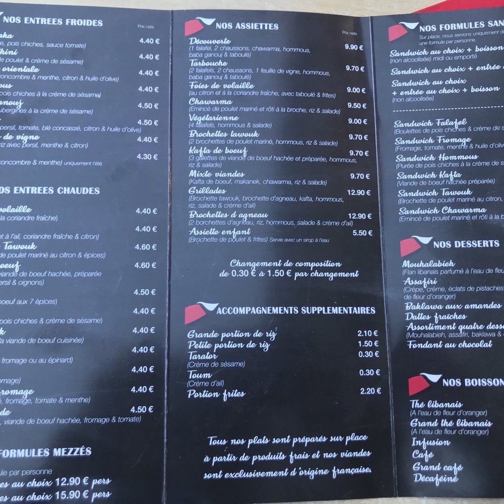 Le Tarbouche - Lebanese Near Me - Strasbourg, 67