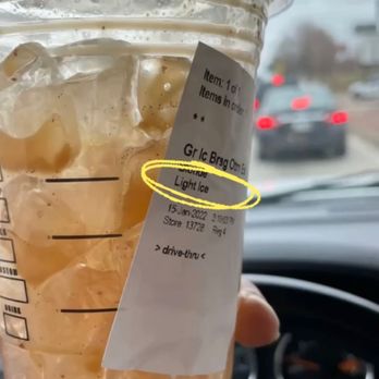 Starbucks - Light ice - Coffee & Tea Near Me - Rockwall, Texas Starbucks - Light ice - Coffee & Tea Near Me - Rockwall, Texas